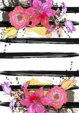  soyut çiçek arkaplanı