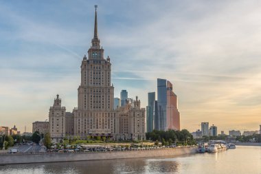 Ünlü Moskova skyscrapper