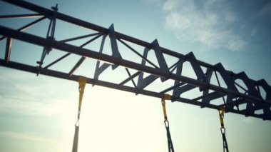Trx açık egzersiz, şafak ağır çekim