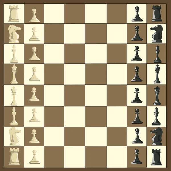 Σκάκι για τουρνουά σκακιού. — Διανυσματικό Αρχείο
