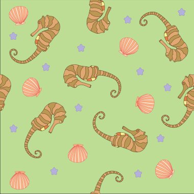 arka plan desenleri hafif bir ışık renginde deniz dünyası