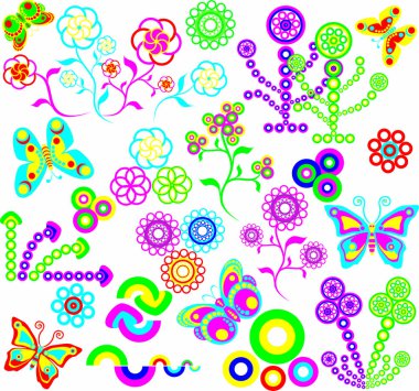 tasarım öğeleri kümesi 