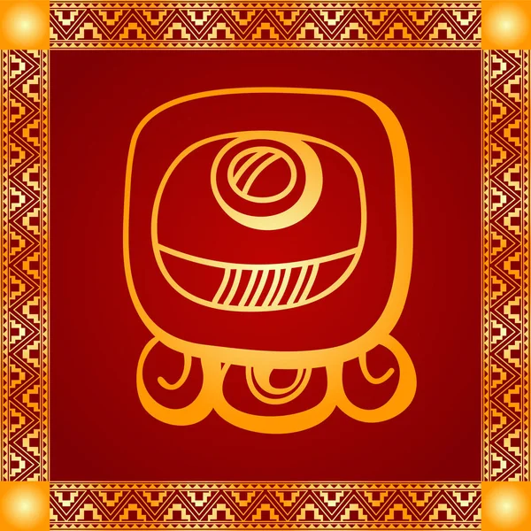 Amerikan yerli Kızılderililer, Aztek ve Maya altın sembolik vektör süsleri