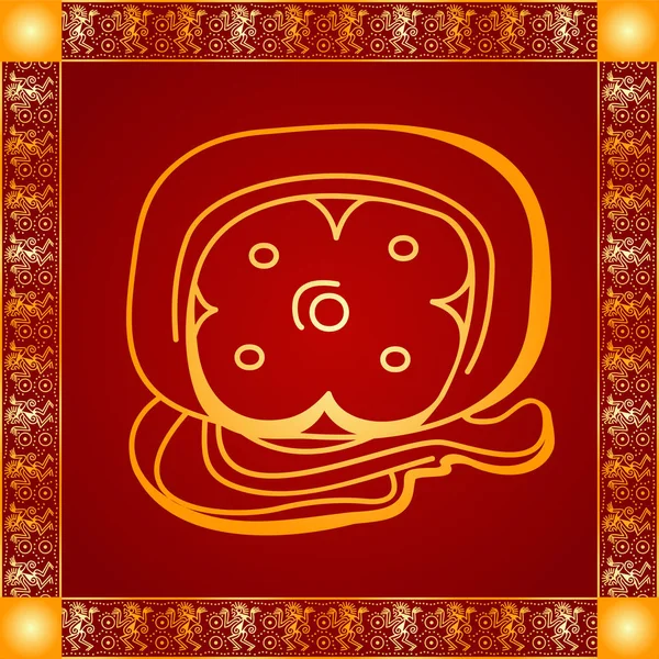 Amerikan yerli Kızılderililer, Aztek ve Maya altın sembolik vektör süsleri