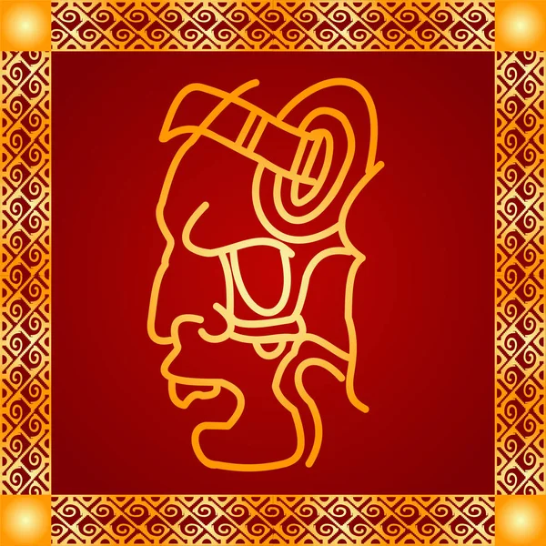 Amerikan yerli Kızılderililer, Aztek ve Maya altın sembolik vektör süsleri