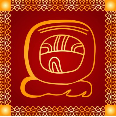 Amerikan yerli Kızılderililer, Aztek ve Maya altın sembolik vektör süsleri