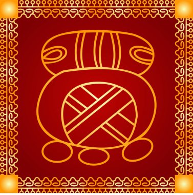 Amerikan yerli Kızılderililer, Aztek ve Maya altın sembolik vektör süsleri