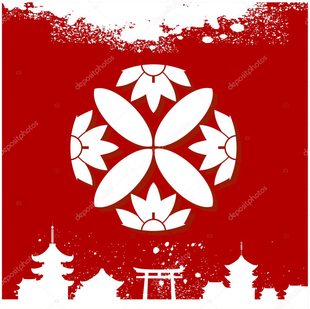Japanese cultural ornaments. National ornaments of Japan