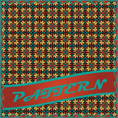 Tasarımınız için şaşırtıcı yinelenebilir renkli desen arka plan