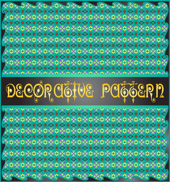 Renkli dekoratif geometrik desen arka plan