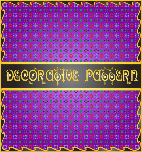 Renkli dekoratif geometrik desen arka plan