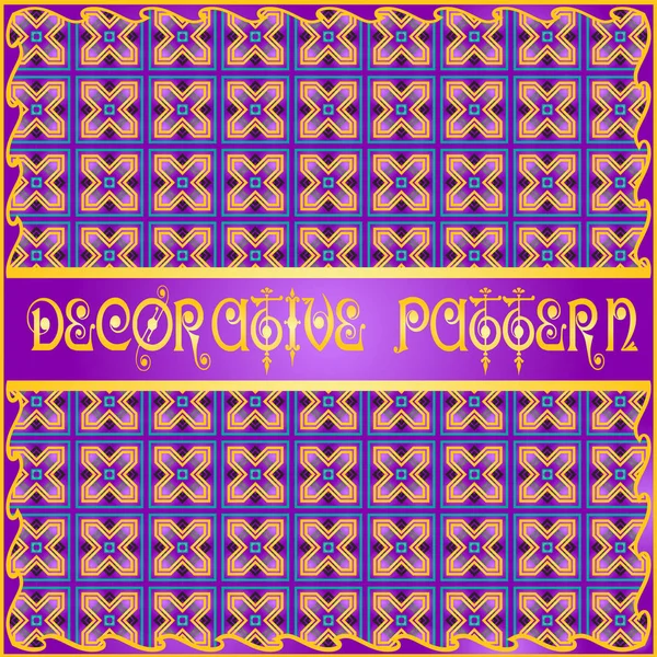 Renkli dekoratif geometrik desen arka plan