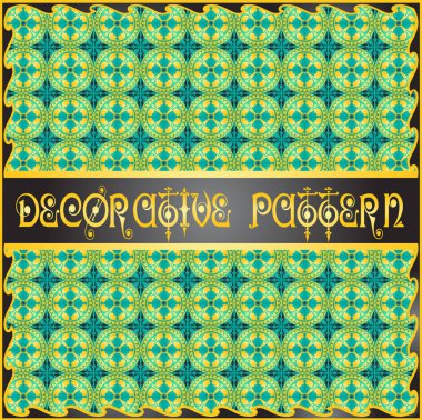 Renkli dekoratif geometrik desen arka plan