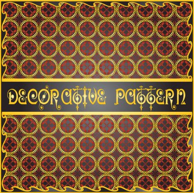 Renkli dekoratif geometrik desen arka plan