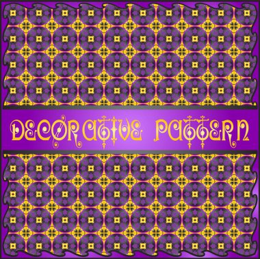 Renkli dekoratif geometrik desen arka plan