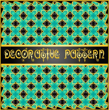 Renkli dekoratif geometrik desen arka plan