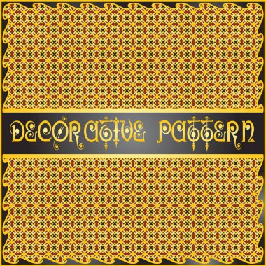 Renkli dekoratif geometrik desen arka plan