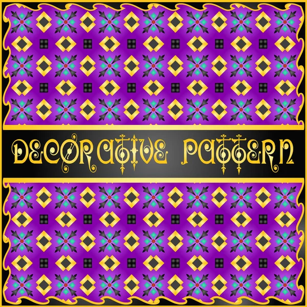 Renkli dekoratif geometrik desen arka plan