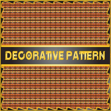 Renkli dekoratif geometrik desen arka plan