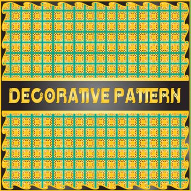 Renkli dekoratif geometrik desen arka plan