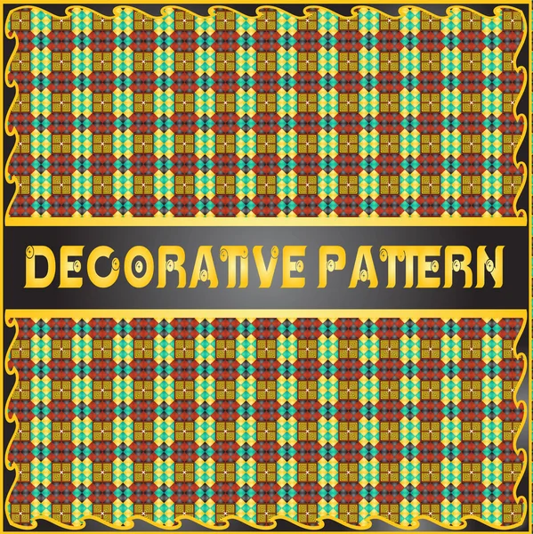 Renkli dekoratif geometrik desen arka plan