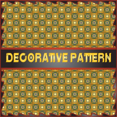 Renkli dekoratif geometrik desen arka plan