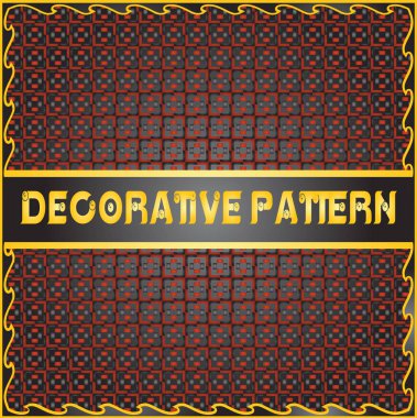 Renkli dekoratif geometrik desen arka plan