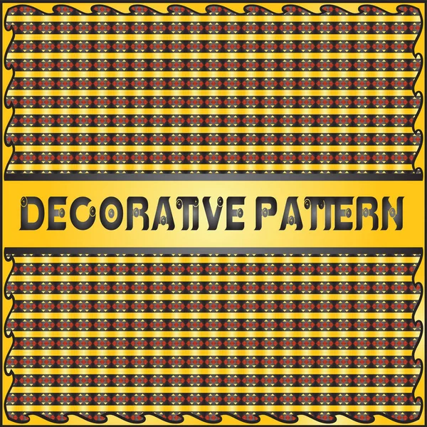 Kleurrijke decoratieve geometrische patroon achtergrond — Stockvector
