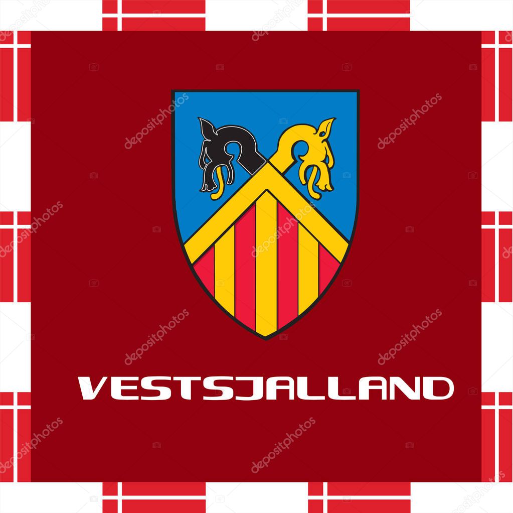 National ensigns of Denmark - Vestsjalland