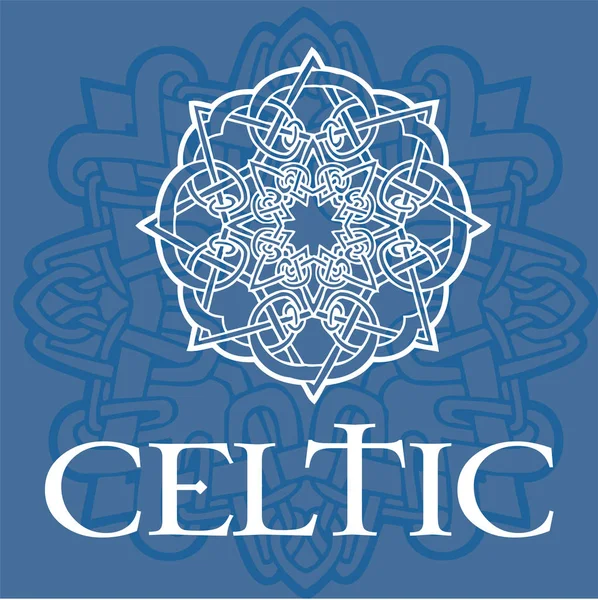 Adorno celta decorativo para sus diseños — Archivo Imágenes Vectoriales