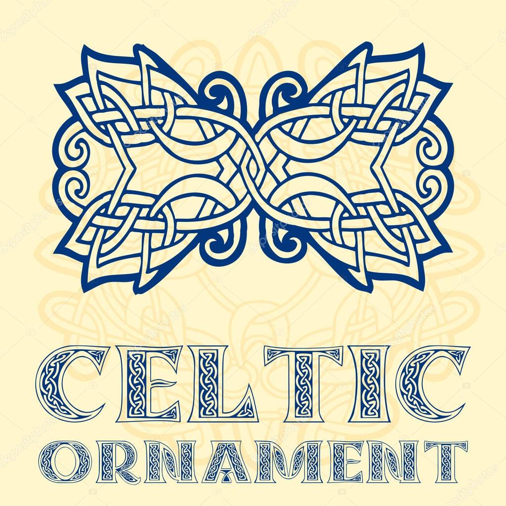 Decorative Celtic ornament for your designs