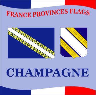 Fransız il şampanya bayrağı