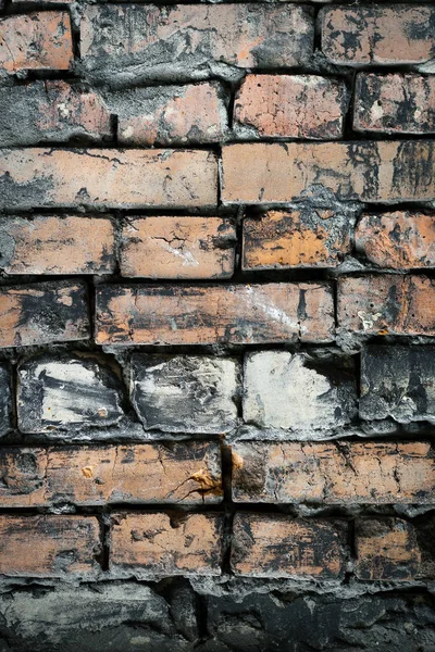 Bricklaying oude grotendeels textuur — Stockfoto