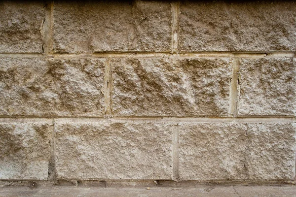Gevel van gebouw, stenen muur achtergrond — Stockfoto