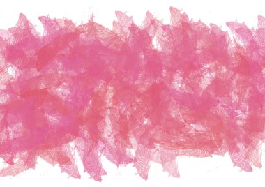 Pembe suluboya splash illüstrasyon. Soyut doku. Beyaz arka plan üzerinde izole bale terlik boya darbeleri.