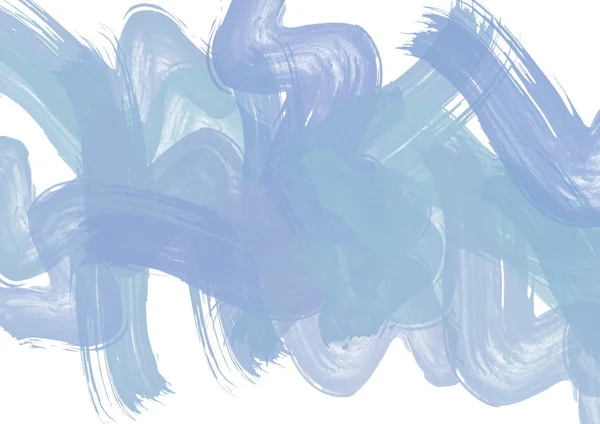 Akvarel barva marina blue bell tahy štětcem texturu tahu barva s prostorem pro vlastní text — Stock fotografie