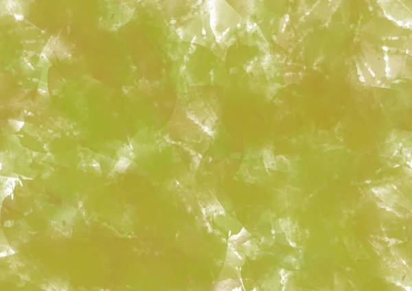 Fondo de pintura verde lima dorada abstracta — Foto de Stock