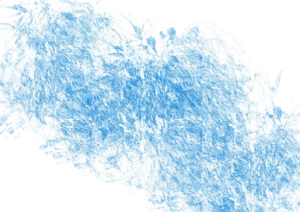 Синяя марина мазки кисти на белом фоне — стоковое фото