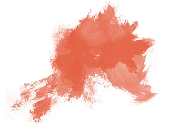 Rudý plamen akvarel perspektiva kartáč textury tahu barva s prostorem pro vlastní text — Stock fotografie