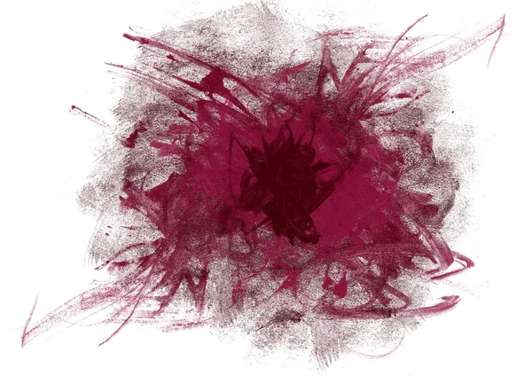 Aquarelas cor borgonha sobre fundo de papel texturizado - ilustração abstrata — Fotografia de Stock