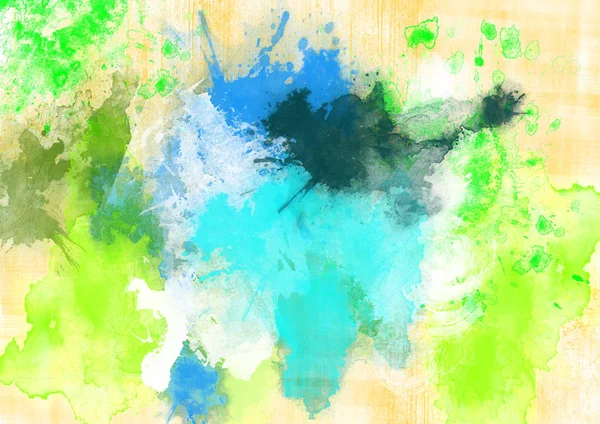Abstrato aquarela colorido fundo de manchas — Fotografia de Stock