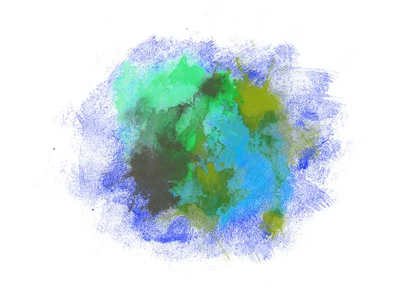 Acuarela pintura multicolor fondo sobre un fondo blanco — Foto de Stock