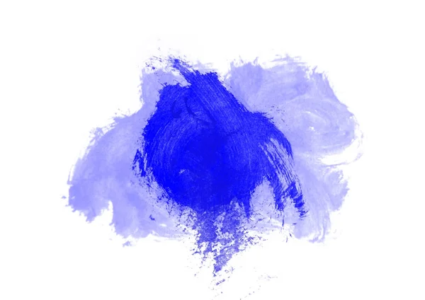 Aquarellfarbe blau streicht Pinselstrich Farbtextur mit Platz für Ihren eigenen Text — Stockfoto