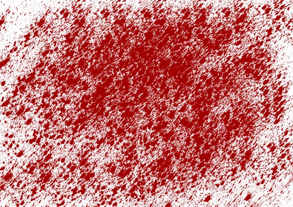 Background in red drops of paint on a white background — Stock Photo, Image