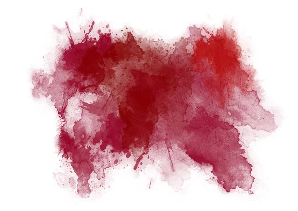 Fond aquarelle bordeaux foncé, palette luxuriante Images De Stock Libres De Droits