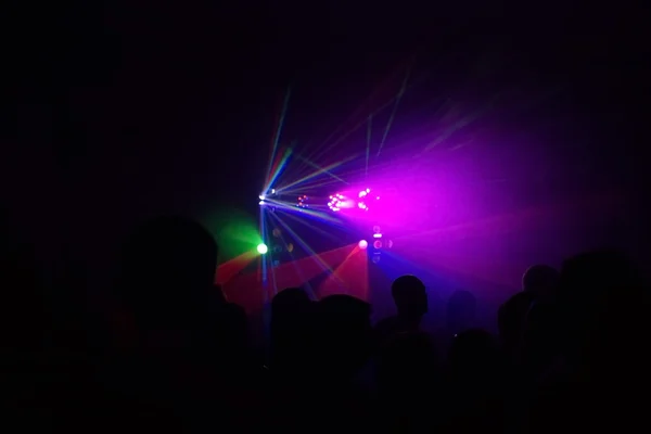 Mensen met plezier in een disco. blur effect — Stockfoto