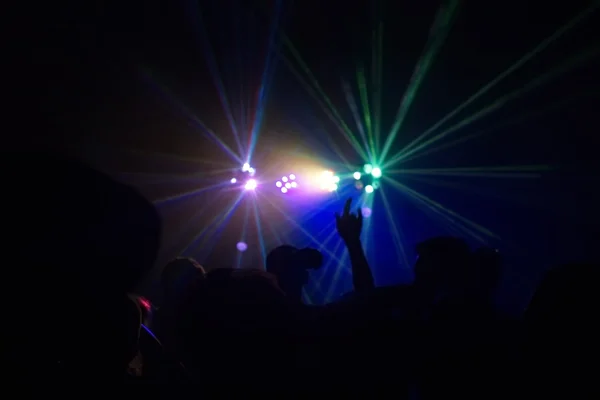 People having fun in a disco. blur effect — Stock Photo, Image