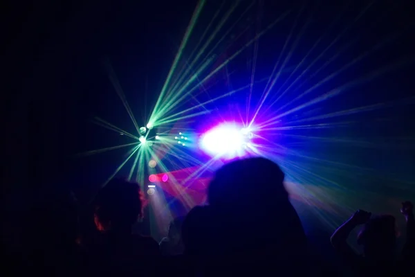 People having fun in a disco. blur effect — Stock Photo, Image