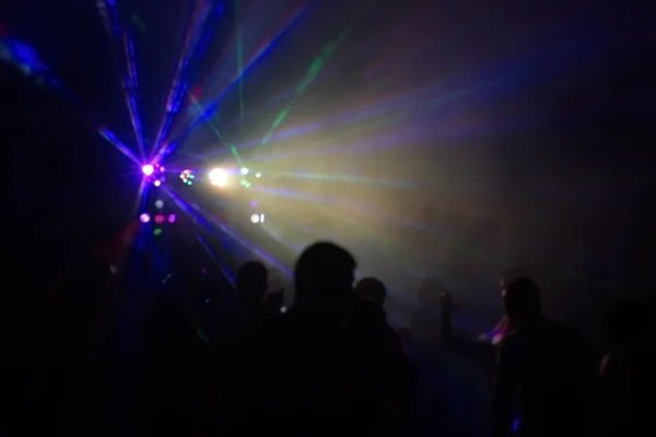 People having fun in a disco. blur effect — Stock Photo, Image