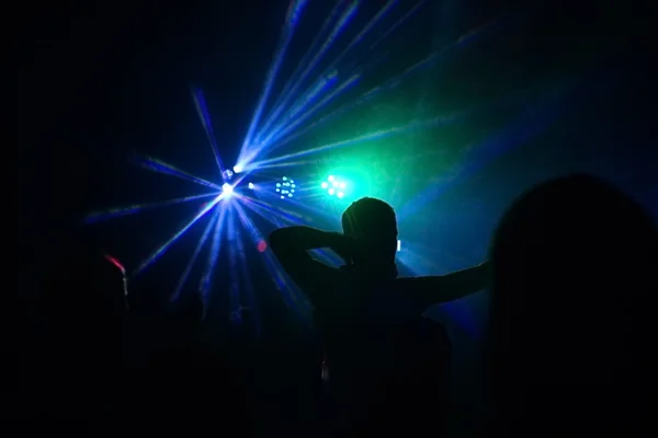 People having fun in a disco. blur effect — Stock Photo, Image